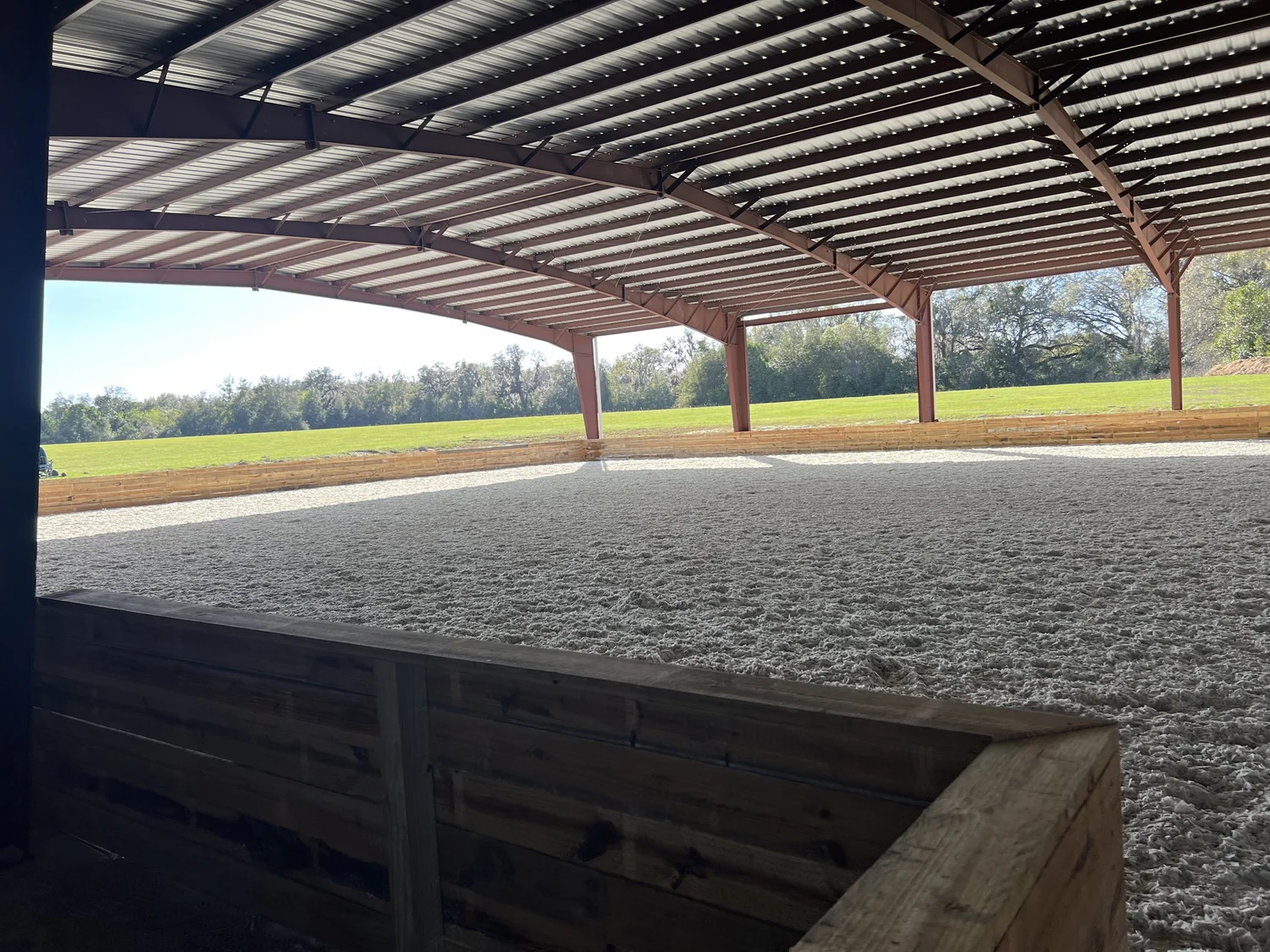 Covered riding arena Reddick Florida